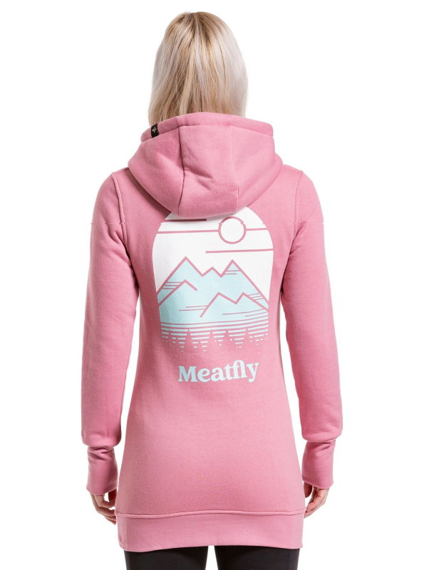 Meatfly dámská mikina Jinx Dusty Rose | Růžová | Velikost S
