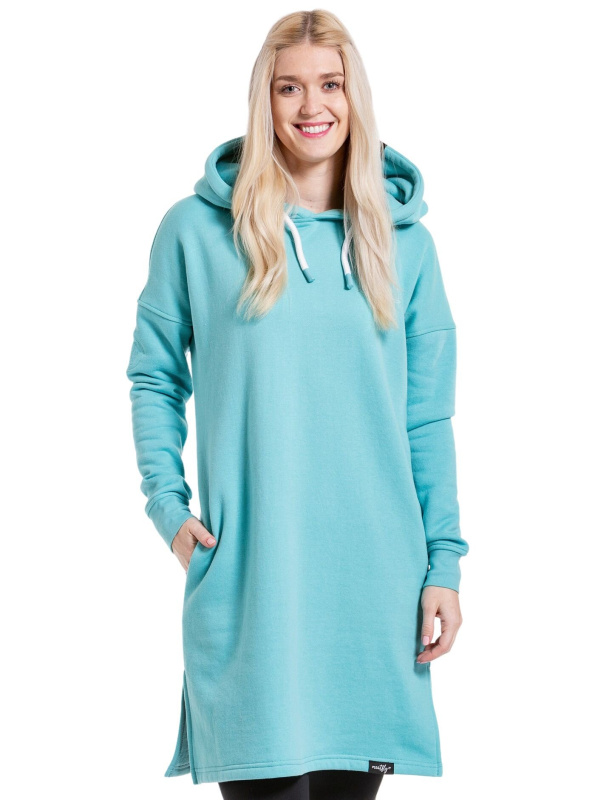 Meatfly dámská mikina Zyra Dusty Mint | Modrá | Velikost XS