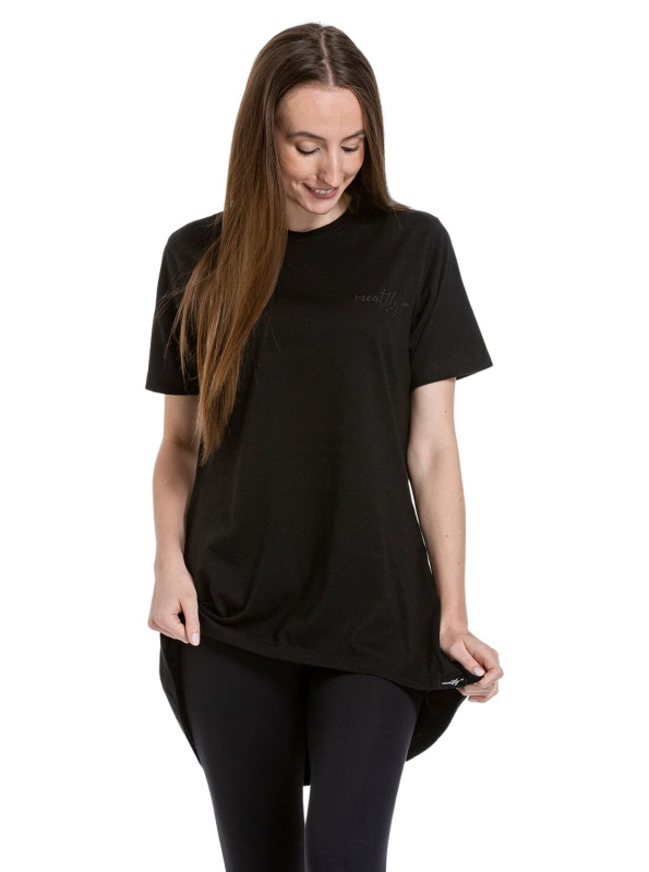 Meatfly dámské tričko Tessa Black | Černá | Velikost XS | 100% bavlna