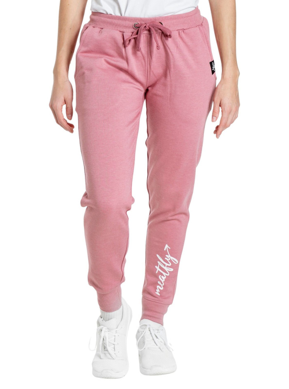 Meatfly dámské tepláky Toy Dusty Rose | Růžová | Velikost M