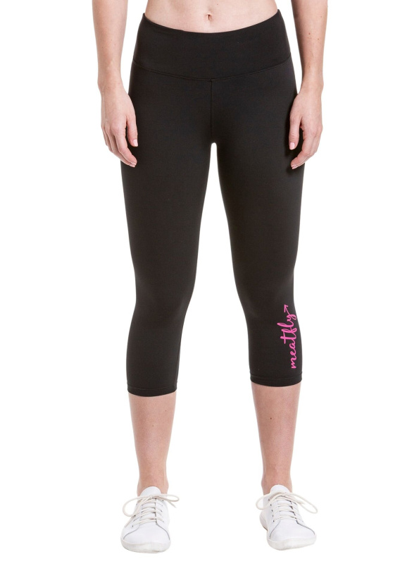 Meatfly dámské legíny Edna Dark Pink Logo | Růžová | Velikost XS