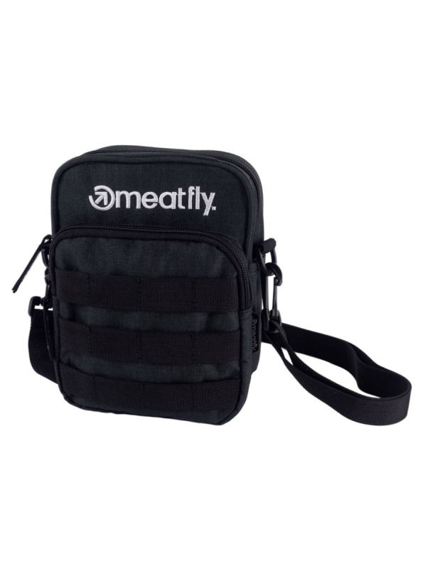 Meatfly pánská kabelka Hardy Charcoal | Šedá | Objem 1,5 L