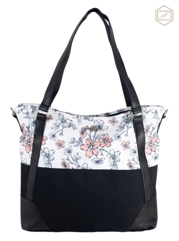 Meatfly dámská kabelka Insanity Blossom White | Bílá | Objem 11 L
