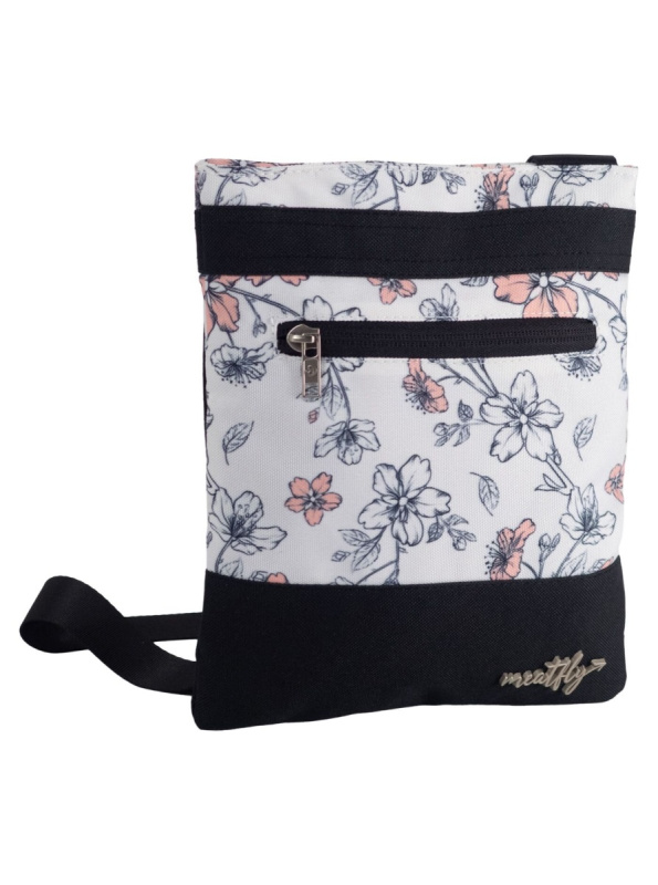 Meatfly dámská kabelka Dixie Blossom White | Bílá | Objem 0,4 L