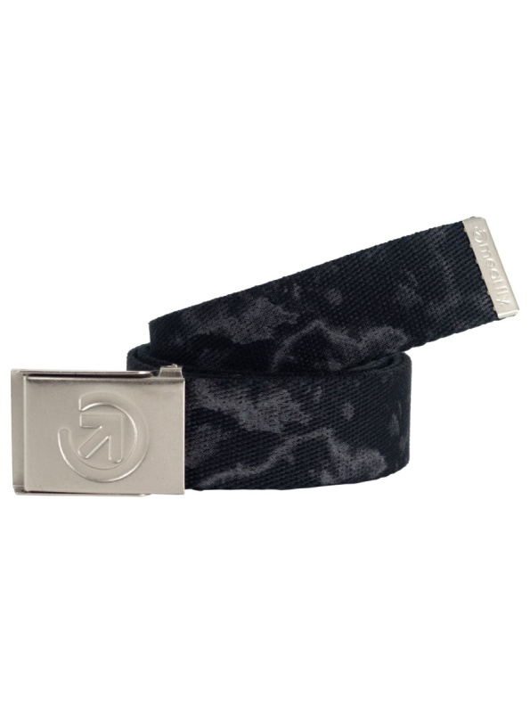 Meatfly pásek Corridor Storm Camo Black | Černá | Velikost One Size