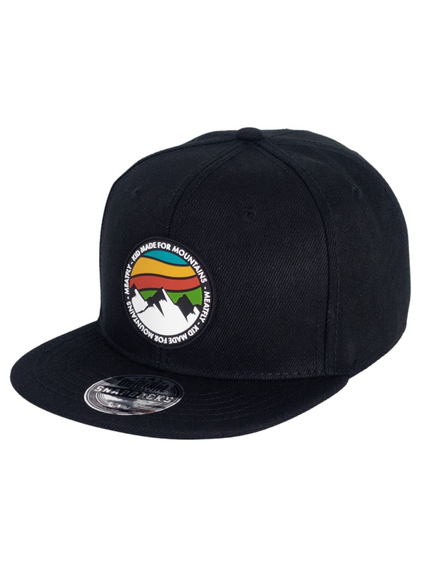 Meatfly kšiltovka Alfy Snapback Red Mountain/Black | Černá | Velikost One Size