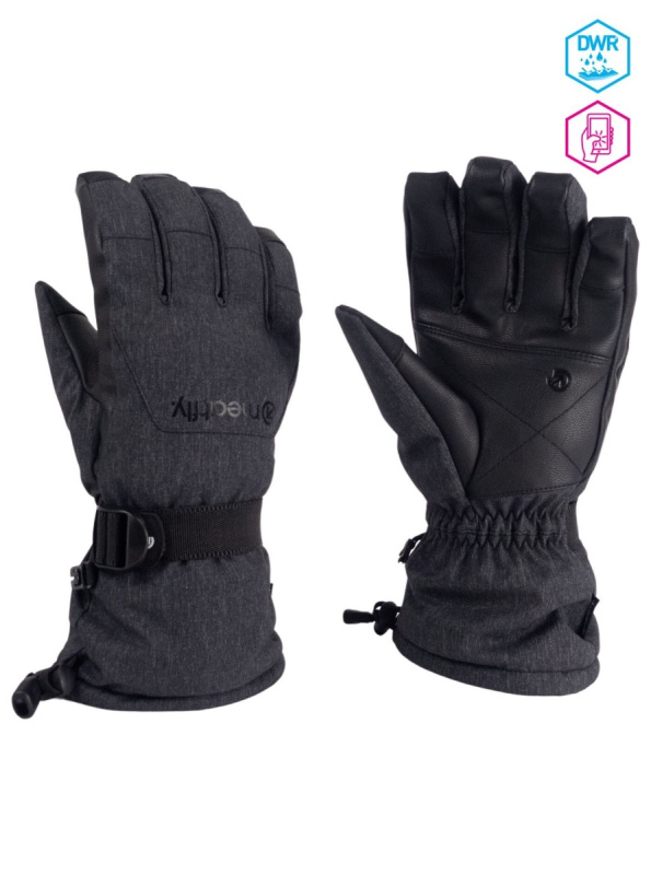 Meatfly pánské rukavice Maiden Grey Heather | Šedá | Velikost L