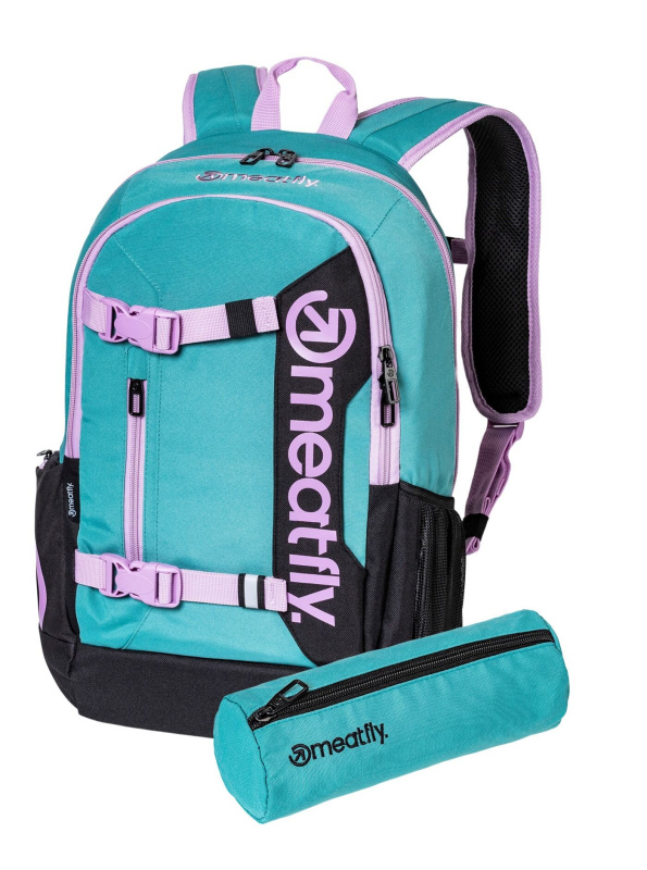 Meatfly batoh Basejumper Green Moss/Black 22 L | Zelená | Objem 22 L