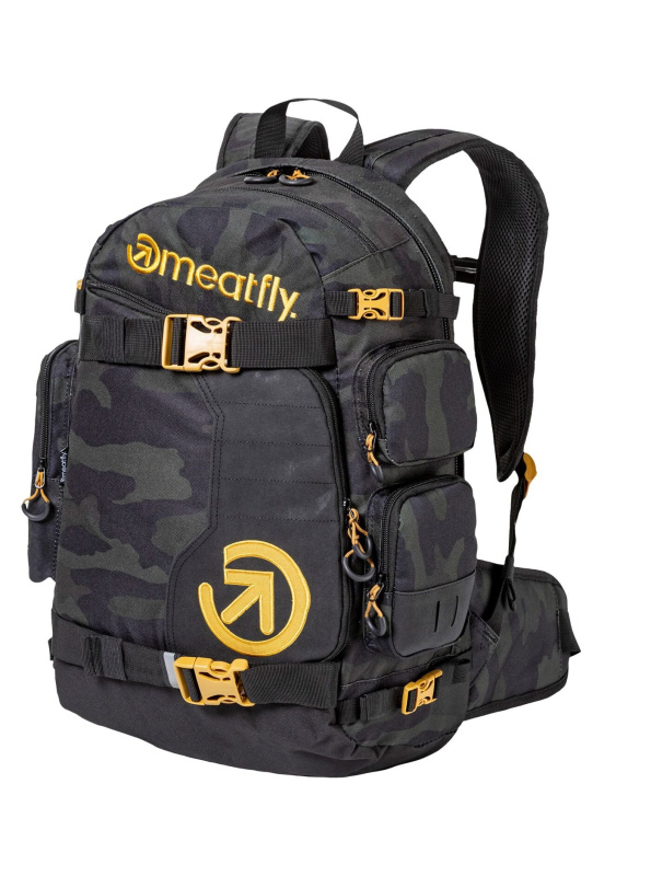 Meatfly batoh Wanderer Rampage Camo/Brown 28 L | Maskáč | Objem 28 L
