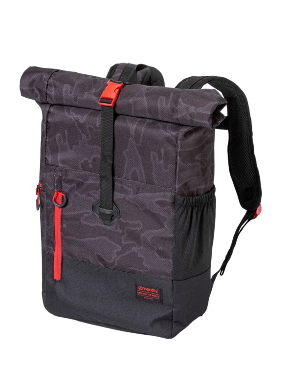 Meatfly batoh Holler Morph Black 28 L | Černá | Objem 28 L