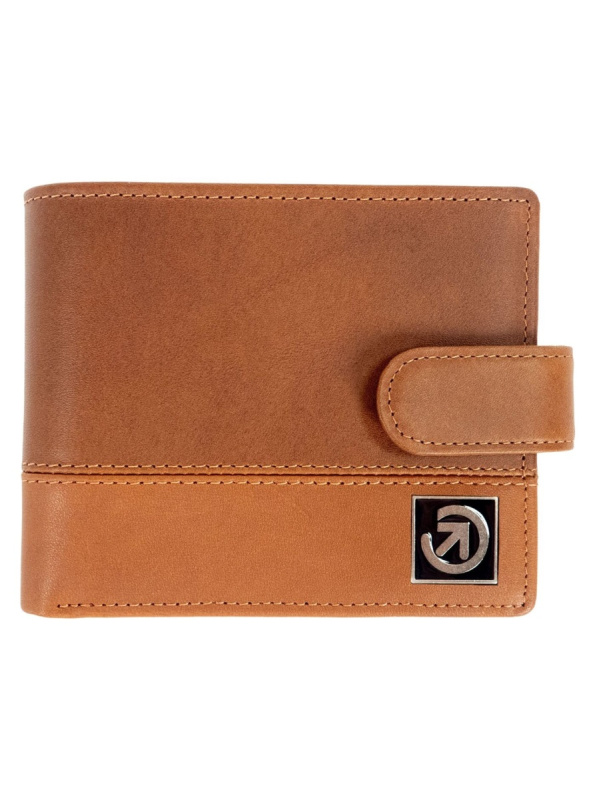 Meatfly kožená peněženka Nathan Premium Brown | Hnědá | Velikost One Size
