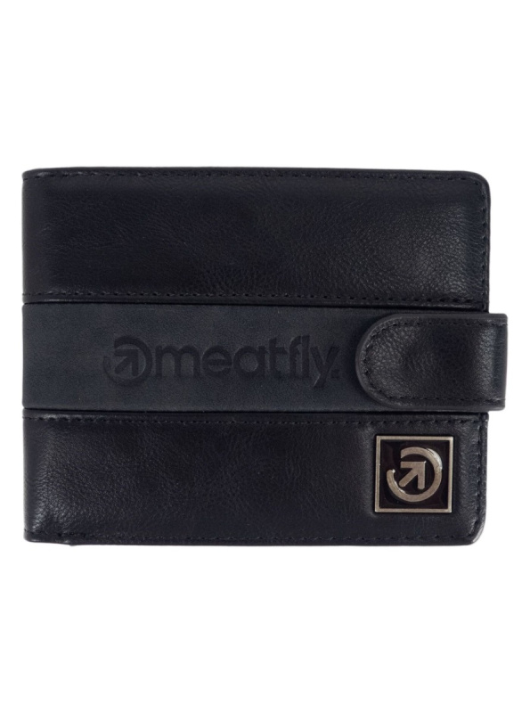 Meatfly peněženka Neil Black | Černá | Velikost One Size