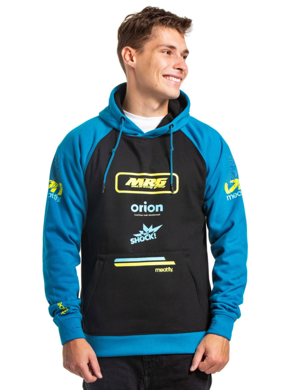 Meatfly pánská technická mikina Gravel Petrol Dakar | Modrá | Velikost M