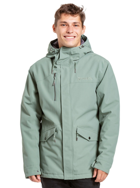 Meatfly pánská parka Nils Sea Spray | Šedá | Velikost L