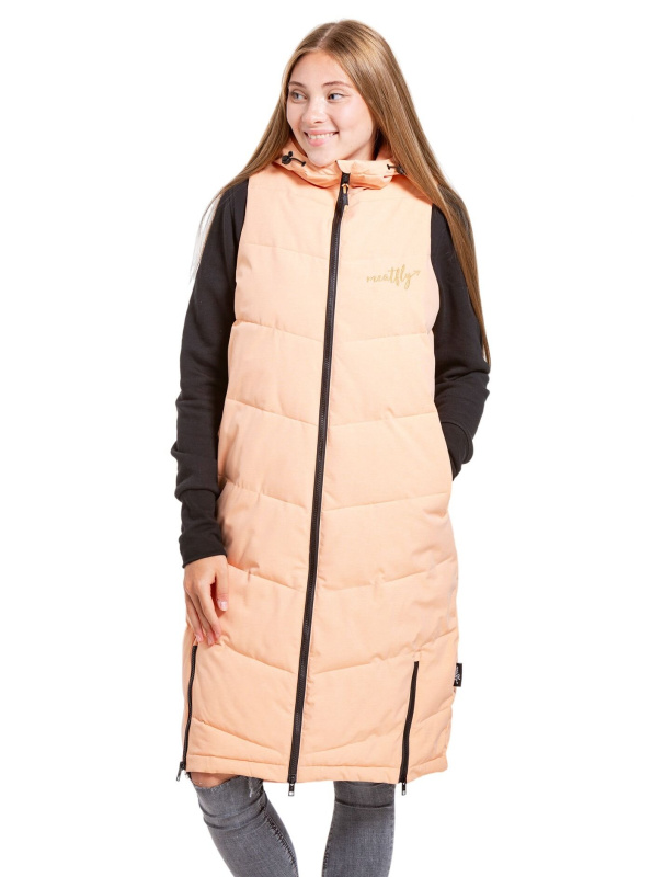 Meatfly dámská vesta Tama Peach | Oranžová | Velikost XL