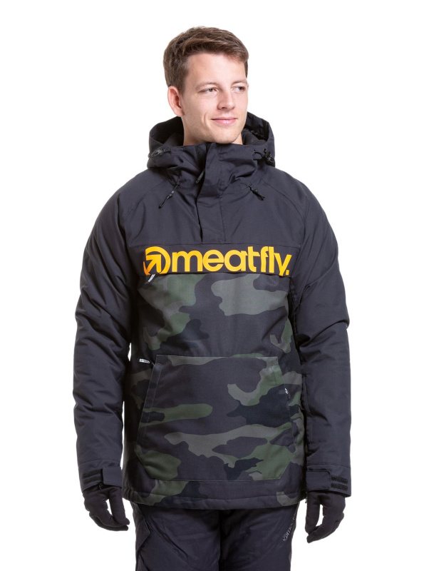 Meatfly pánská SNB & SKI bunda Slinger Rampage Camo | Maskáč | Velikost XXL