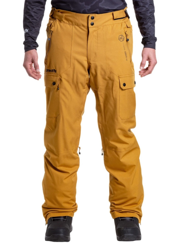 Meatfly pánské SNB & SKI kalhoty Gary Wood | Hnědá | Velikost L