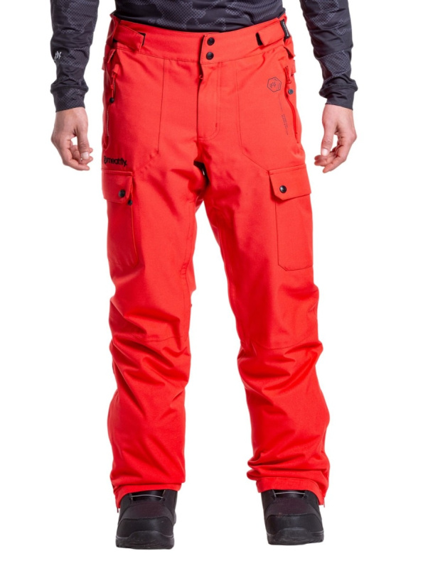 Meatfly pánské SNB & SKI kalhoty Gary Ferrari Red | Červená | Velikost M