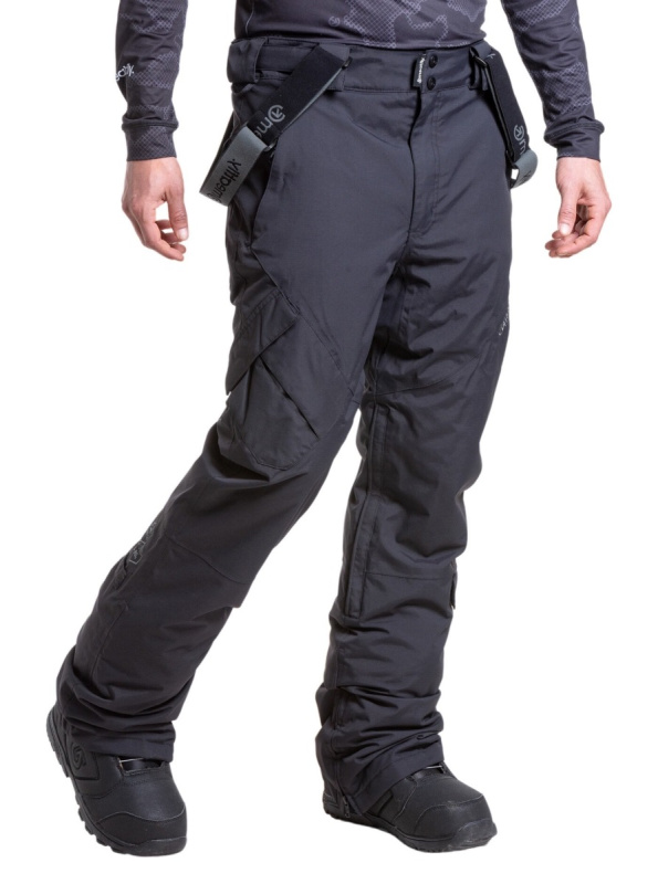 Meatfly pánské SNB & SKI kalhoty Ghost Black | Černá | Velikost XXL