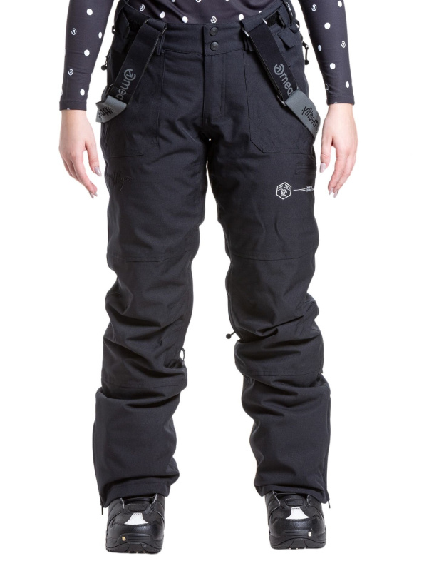 Meatfly dámské SNB & SKI kalhoty Foxy Black | Černá | Velikost XL