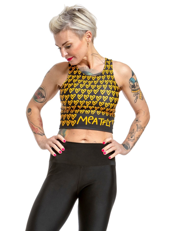 Pura vida dámská podprsenka Sandy Yellow/Black | Černá | Velikost M