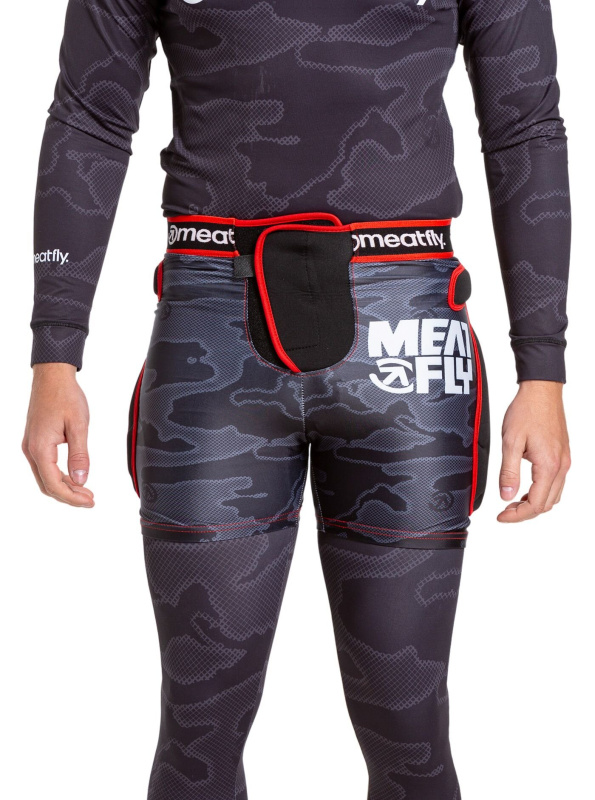 Meatfly chránič kostrče Norris Morph Black | Černá | Velikost M