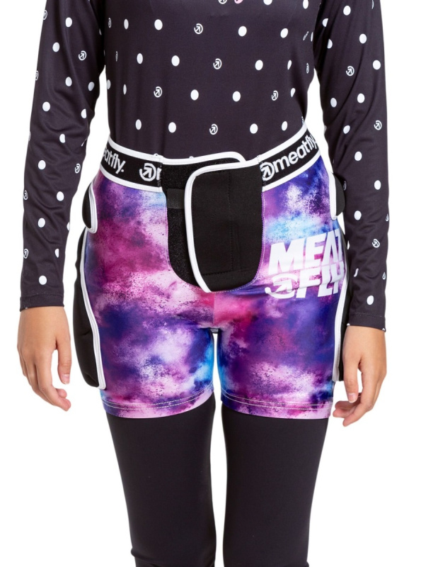 Meatfly chránič kostrče Norris Purple Aquarel | Růžová | Velikost M