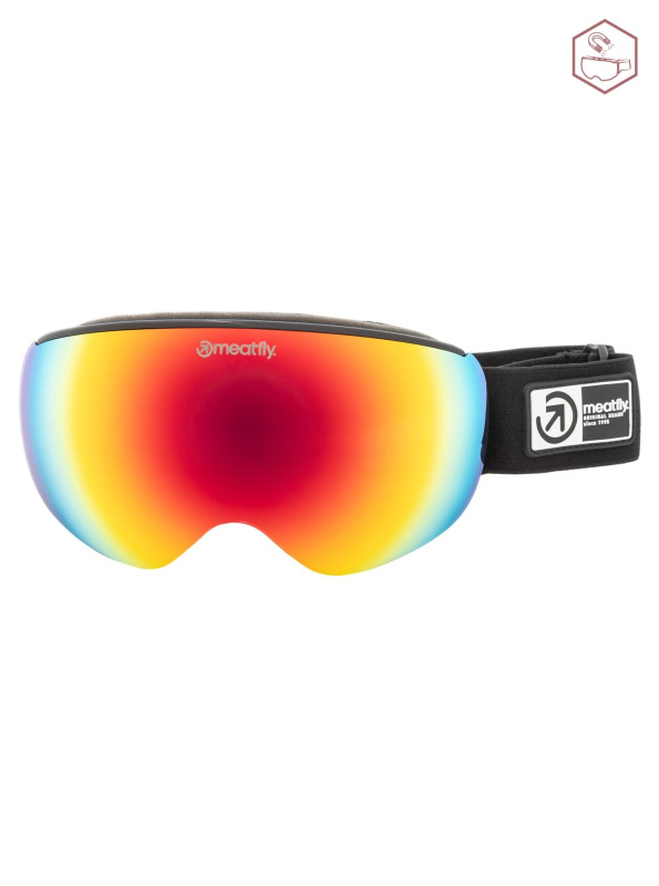 Meatfly sNB & SKI brýle Ekko S Black | Černá | Velikost One Size