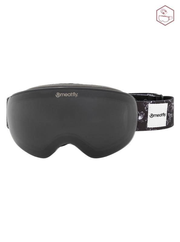 Meatfly sNB & SKI brýle Ekko S Blossom Black | Černá | Velikost One Size