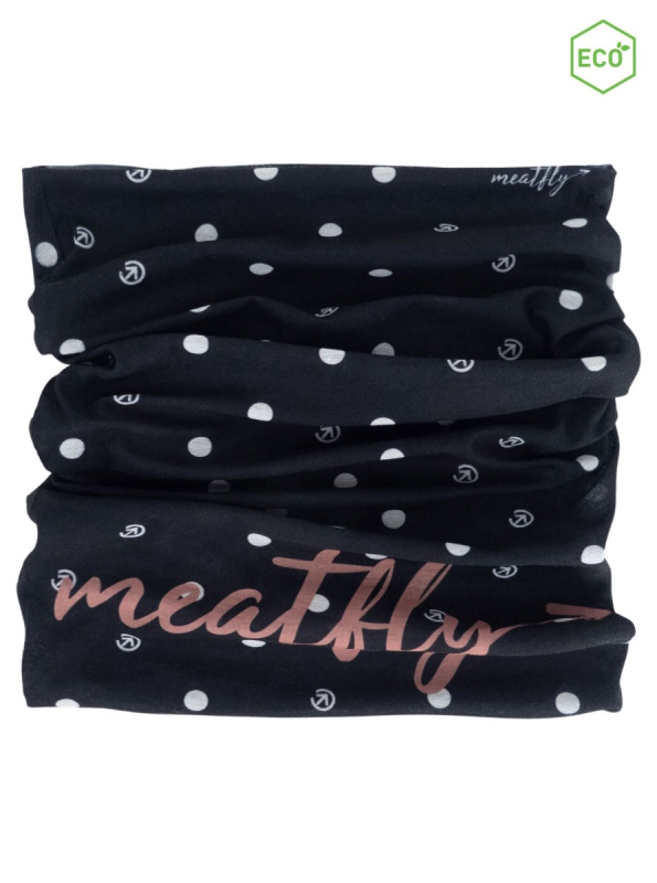 Meatfly šátek Cody Dots Black | Černá | Velikost One Size