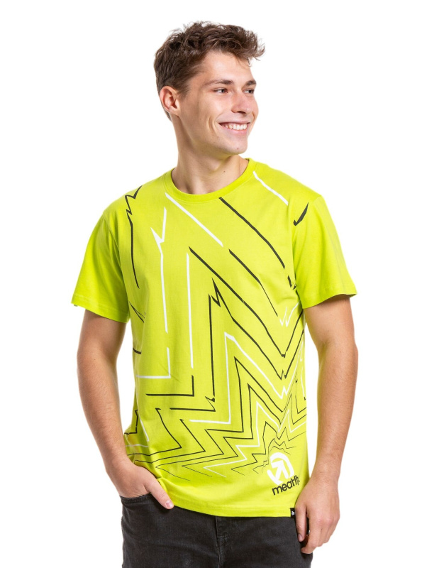 Meatfly pánské tričko Meatwave Safety Yellow | Žlutá | Velikost M | 100% bavlna