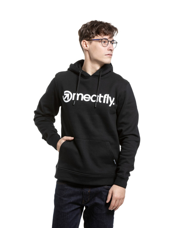 Meatfly pánská mikina Spencer Logo Black | Černá | Velikost XL