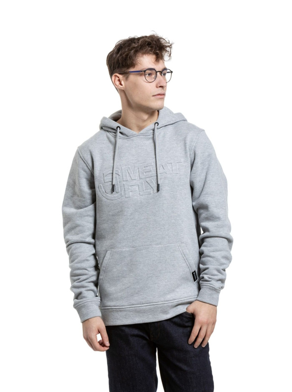 Meatfly pánská mikina Spencer Grey Heather | Šedá | Velikost M