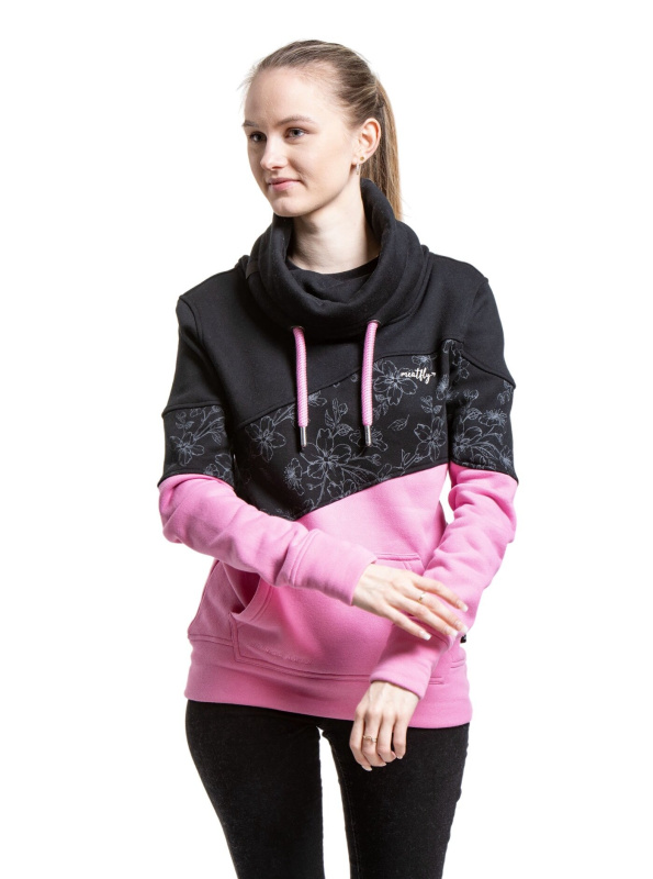 Meatfly dámská mikina Anesa Deep Pink | Růžová | Velikost L