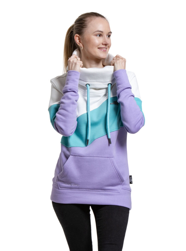 Meatfly dámská mikina Anesa Lavender/White | Fialová | Velikost L
