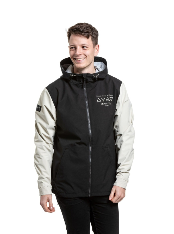 Meatfly pánská street bunda Finn Sand/Black | Písková | Velikost S