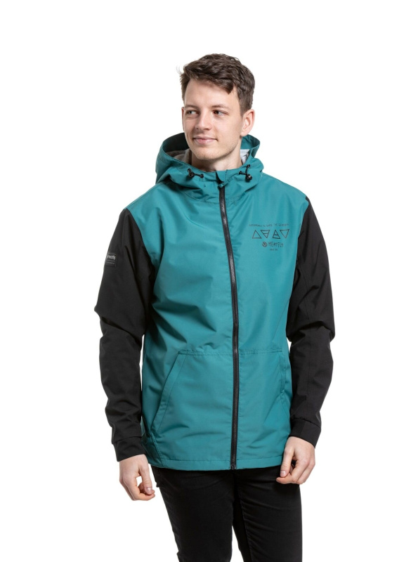 Meatfly pánská street bunda Finn Snake Green/Black | Zelená | Velikost L