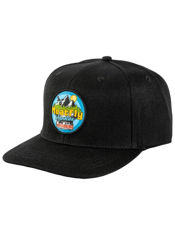 Meatfly kšiltovka Tyler Snapback Adventure Black | Černá | Velikost One Size