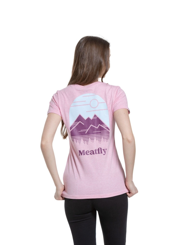 Meatfly dámské tričko Cordie Pink Heather | Růžová | Velikost S
