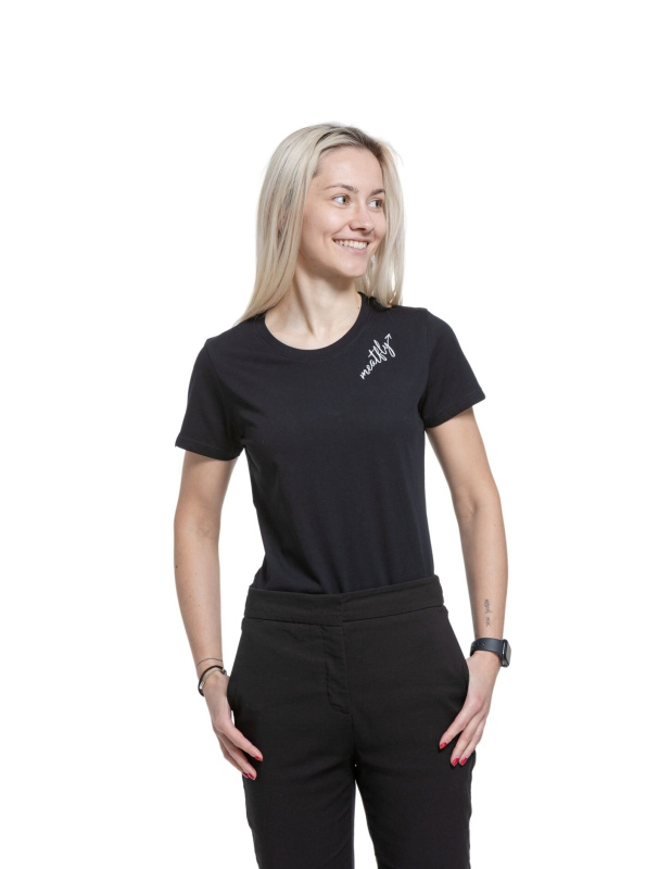 Meatfly dámské tričko Lara Black | Černá | Velikost S | 100% bavlna