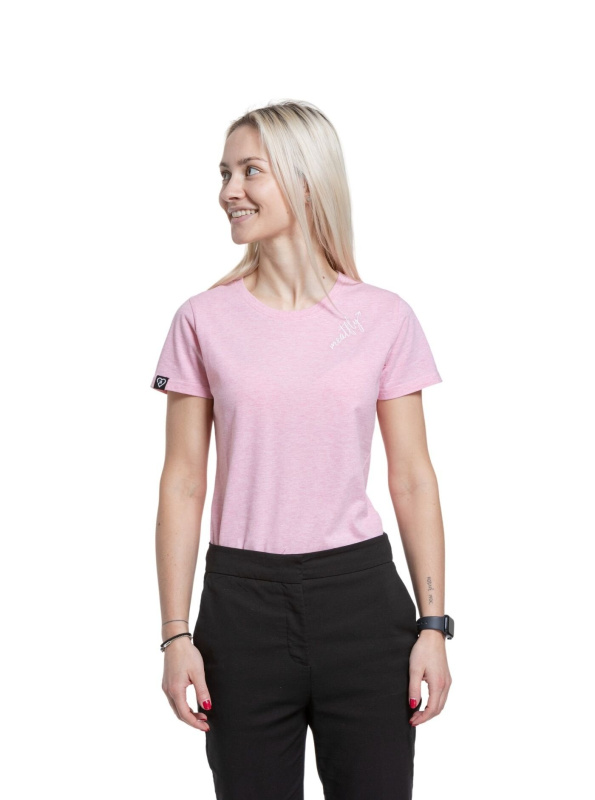 Meatfly dámské tričko Lara Pink Heather | Růžová | Velikost M