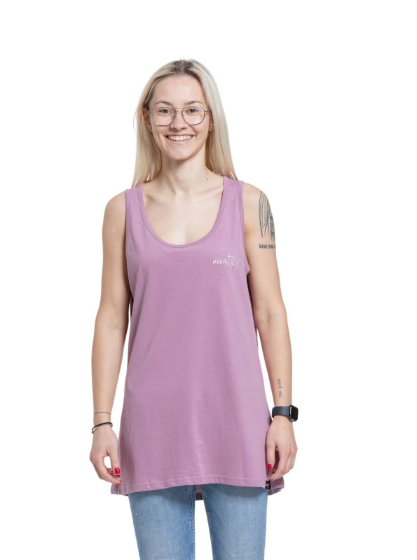 Meatfly dámské tílko Zoe Rose Blossom | Růžová | Velikost L | 100% bavlna