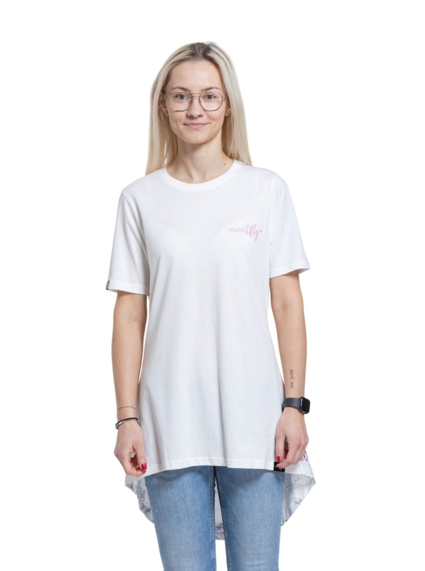 Meatfly dámské tričko Tessa Blossom White | Bílá | Velikost S | 100% bavlna