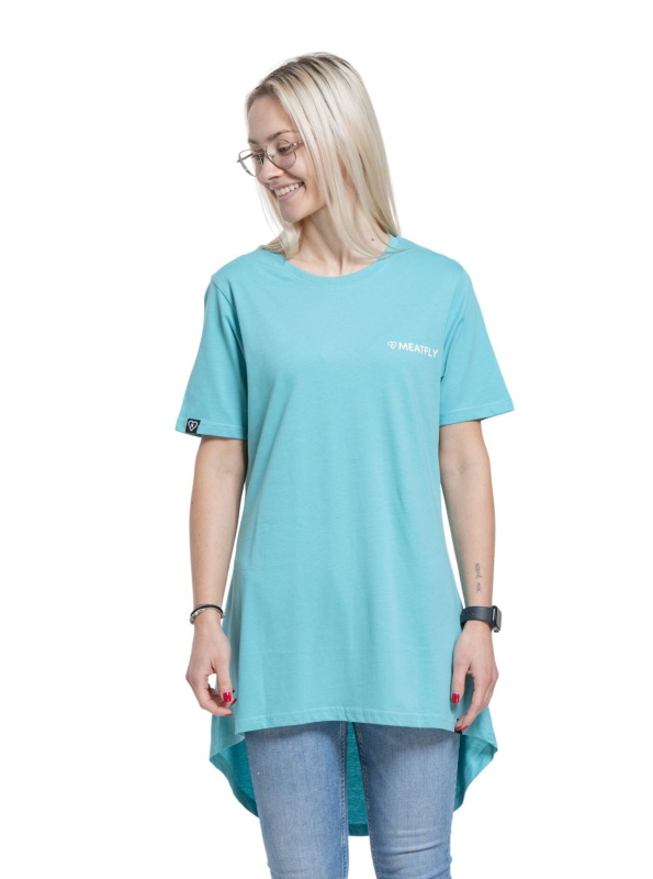 Meatfly dámské tričko Tessa Mint | Modrá | Velikost S | 100% bavlna
