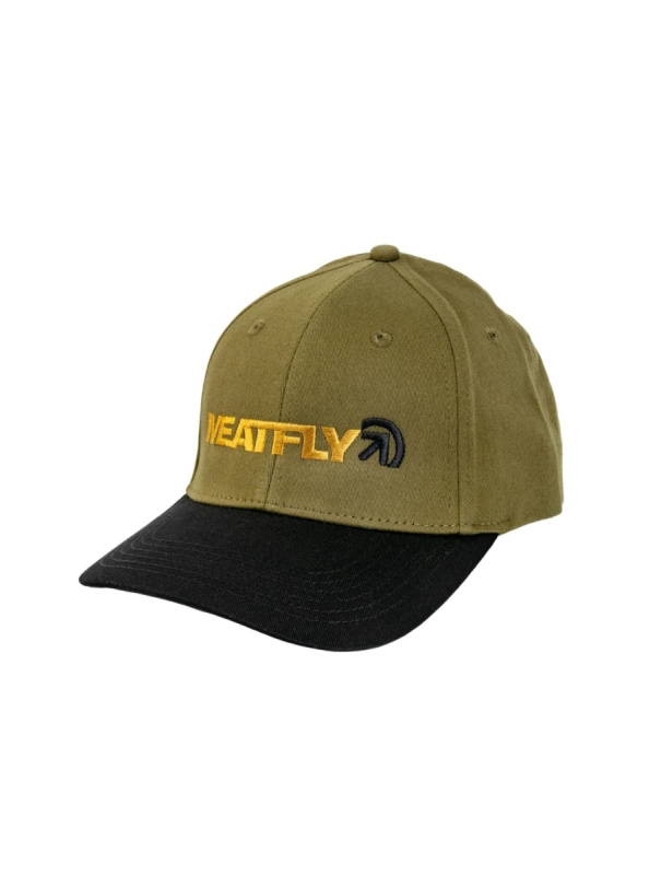 Meatfly kšiltovka Zedd Flexfit Olive | Černá | Velikost One Size