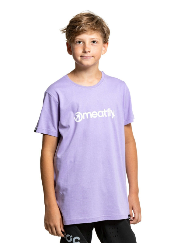 Meatfly dětské tričko Bart Dusty Purple | Fialová | Velikost 158 | 100% bavlna
