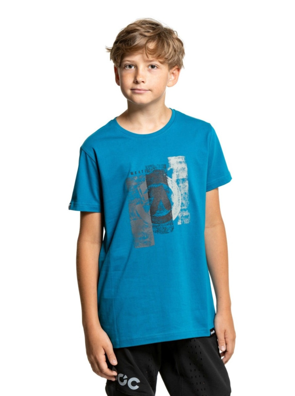 Meatfly dětské tričko Artee Funky Blue | Modrá | Velikost 158 | 100% bavlna