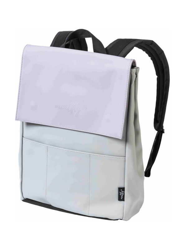 Meatfly batoh Kyle Light Grey / Lilac | Šedá | Objem 15 L
