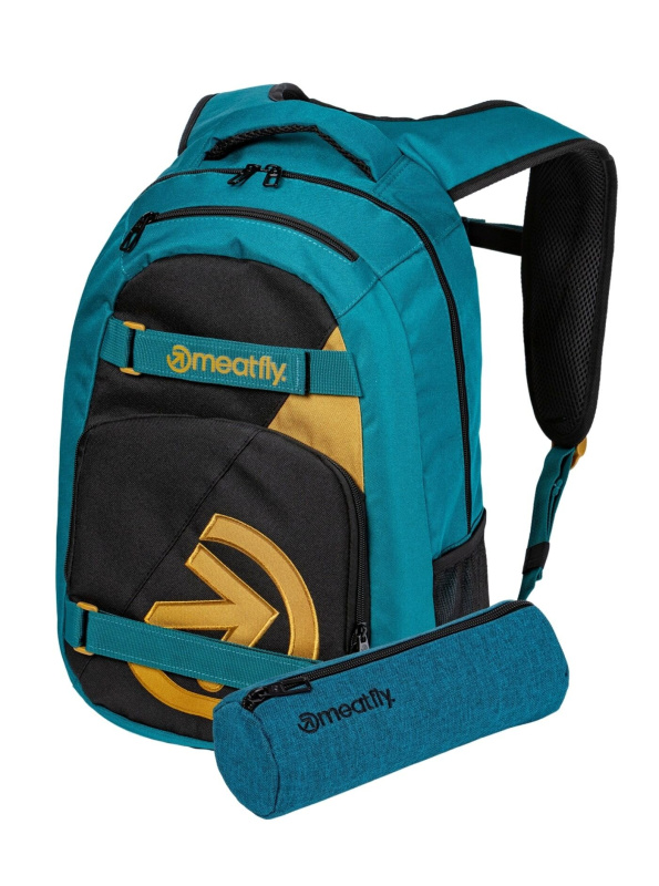 Meatfly batoh Exile Dark Jade / Black 24 L | Černá | Objem 24 L