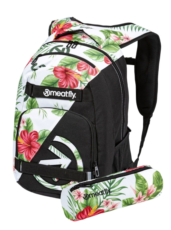 Meatfly batoh Exile White Tropical 24 L | Bílá | Objem 24 L
